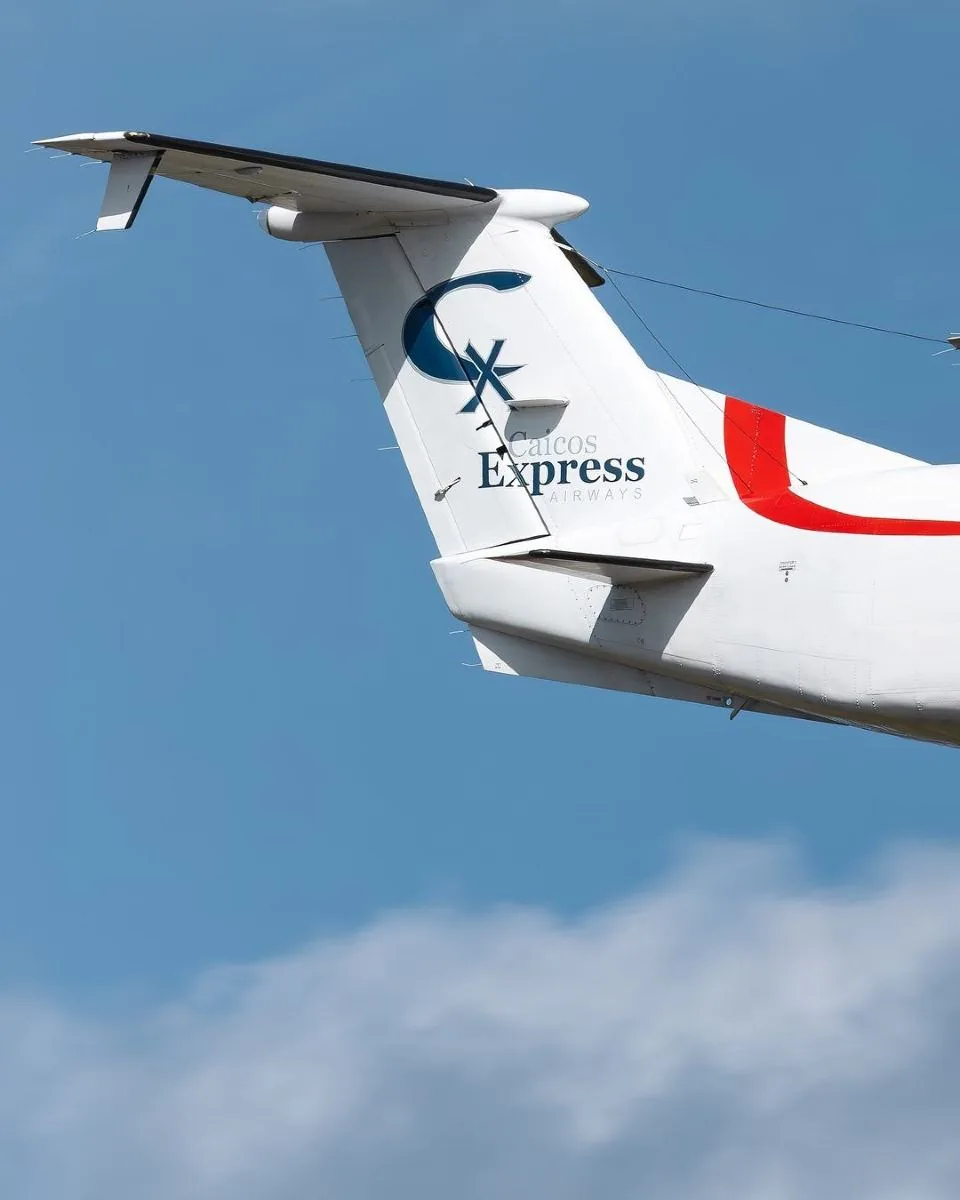 Caicos Express aircraft tail